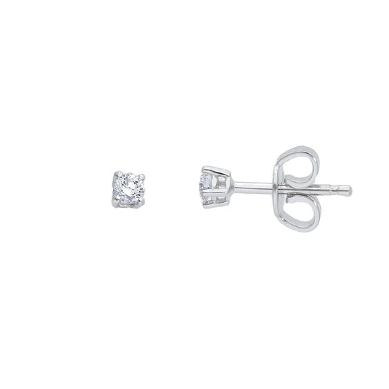 Orecchini Gazzola Gioielli in Oro bianco Diamante 0.15 Ct BBD01014C - BBD01014C